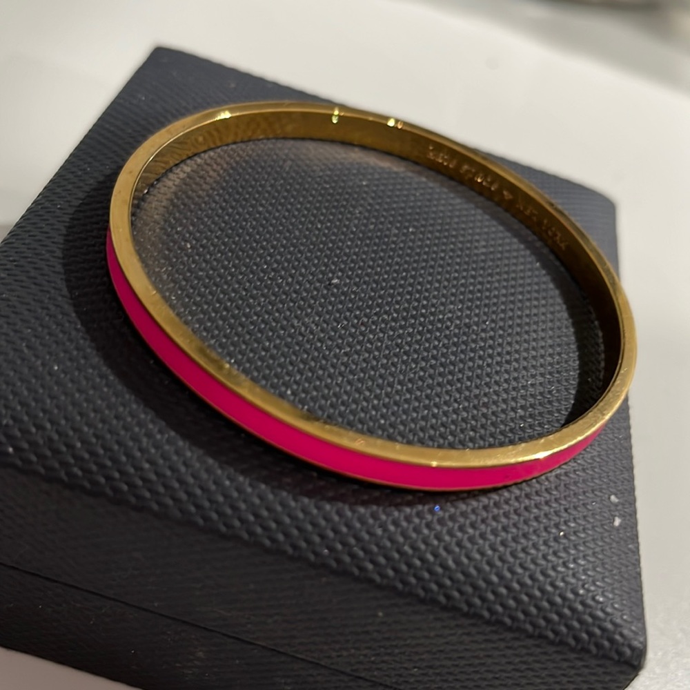 Pink Kate spade bangle